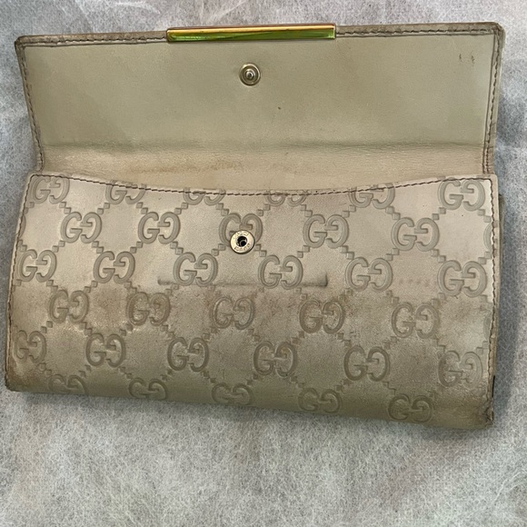 AUTHENTIC VINTAGE GUCCI GUCCISSIMA LEATHER BI-FOLD LONG WALLET - GG MONOGRAM - Picture 6 of 15